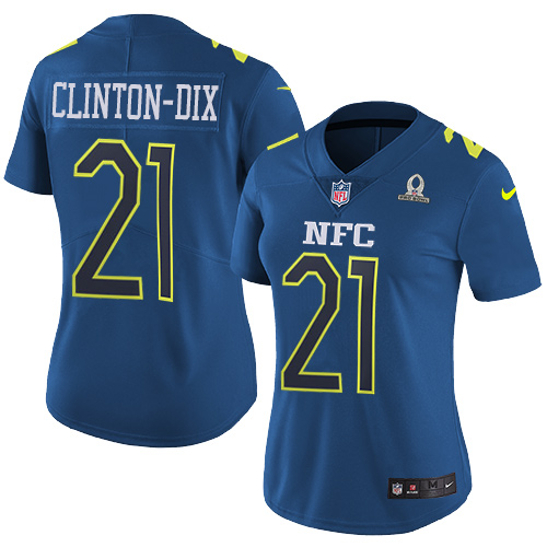 Nike Packers #21 Ha Ha Clinton-Dix Navy Women's Stitched NFL Limited NFC Pro Bowl Jersey